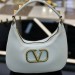 Сумка Valentino Stud Hobo Bag Eggshell RB5802
