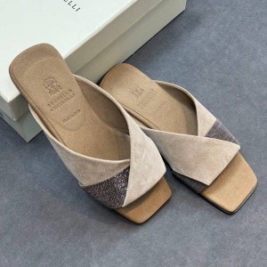 Шлепанцы Brunello Cucinelli F5675