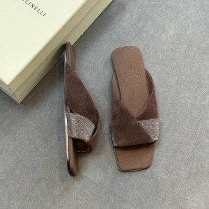 Шлепанцы Brunello Cucinelli F5676